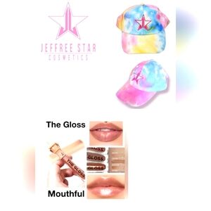 🔥NEW JEFFREE STAR TIE-DYE CAP AND GLOSS SET